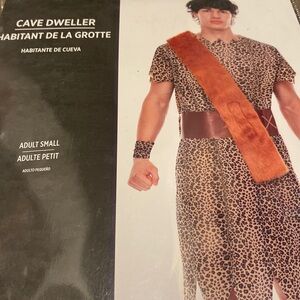 Cave Dweller Costume - Leopard Print and Brown
